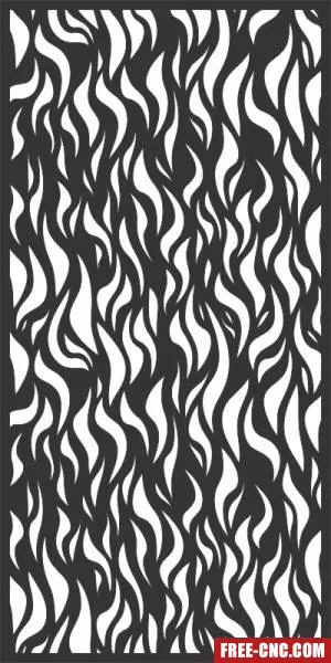 Decorative pattern wall screens panel for doors - free dxf download