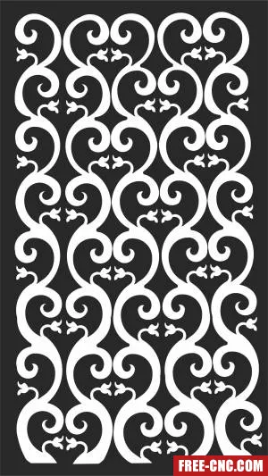Door pattern decorative wall decorative wall decorative - Download free dxf for cnc plasma cutting