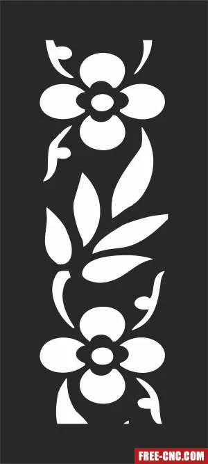 Wall screen wall decorative screen door decorative - Download free dxf for cnc plasma cutting