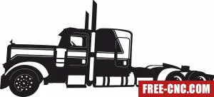 Semi truck heavy auto - Download free dxf for cnc plasma cutting