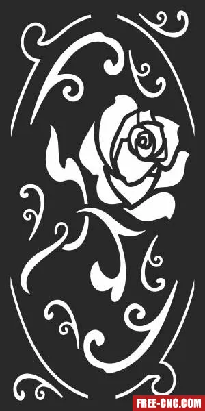 Pattern door pattern wall door pattern screen - Download free dxf for cnc plasma cutting