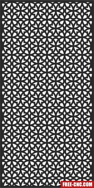Door decorative wall - Download free dxf for cnc plasma cutting
