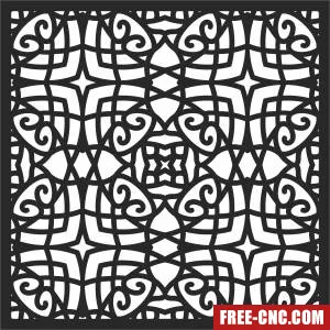 Screen door screen decorative screen wall - Free dxf files ready to cut Screen door screen decorative screen wall - Free dxf files ready to cut