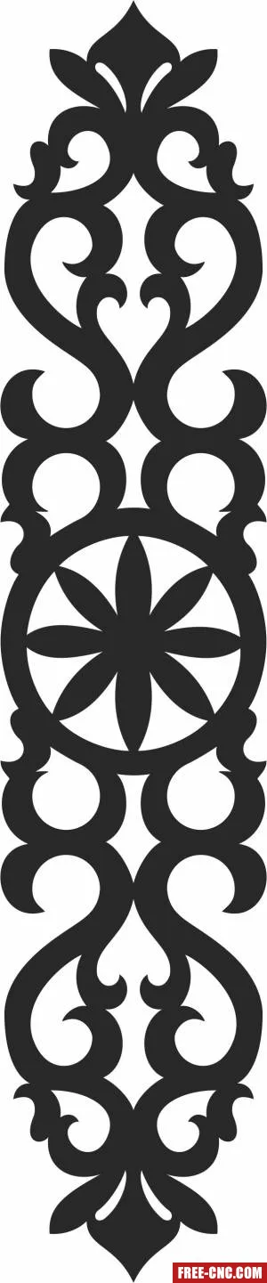 Wall pattern decorative - Download free dxf for cnc plasma cutting