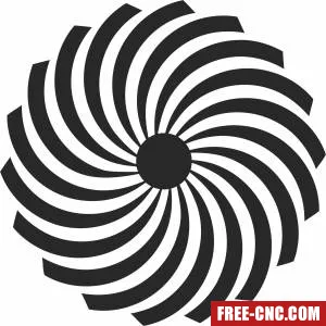 Ornament decorative art - Free dxf files ready to cut
