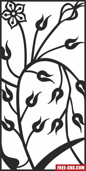 Pattern screen pattern screen wall decorative - Download free dxf for cnc plasma cutting