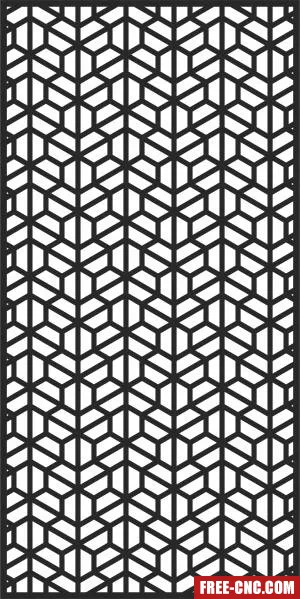 Decorative pattern decorative wall - Free dxf download