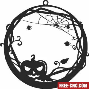 Pumkin ornament halloween decoration - Download free dxf for cnc plasma cutting