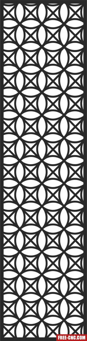 Wall decorative wall screen decorative pattern screen - Free dxf download
