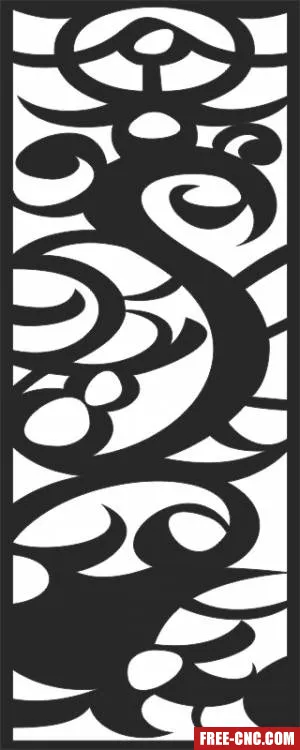 Decorative panels for doors wall screen pattern - free dxf download Decorative panels for doors wall screen pattern - free dxf download