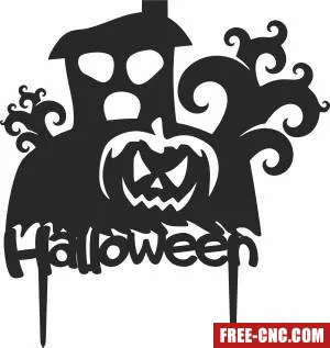 Halloween boo stake - Download free dxf for cnc plasma cutting