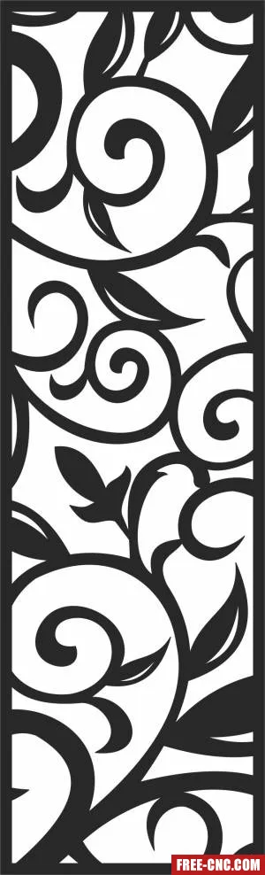 Pattern screen pattern - Free dxf files ready to cut