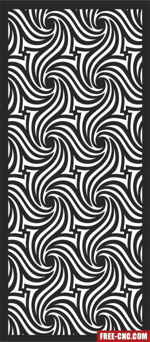 Pattern door decorative screen wall screen pattern - Download free dxf for cnc plasma cutting