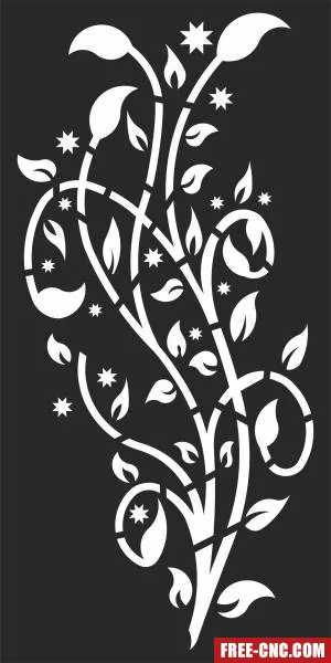 Wall screen decorative screen wall screen door - Download free dxf for cnc plasma cutting