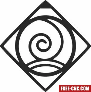 Wall art decor - Download free dxf for cnc plasma cutting