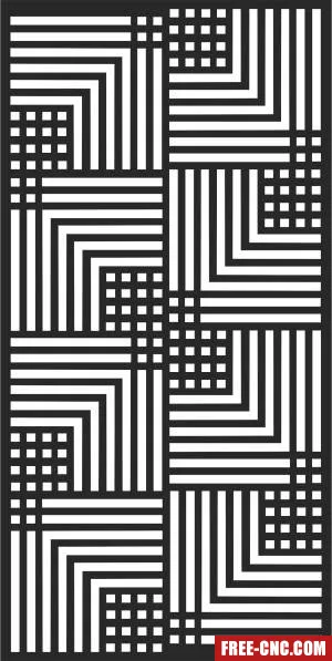 Decorative door screen pattern - Free dxf files ready to cut Decorative door screen pattern - Free dxf files ready to cut