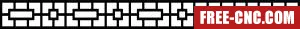 Pattern door door - Download free dxf for cnc plasma cutting