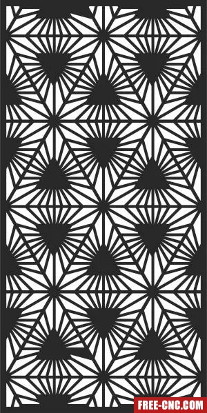 Pattern door decorative door - Download free dxf for cnc plasma cutting
