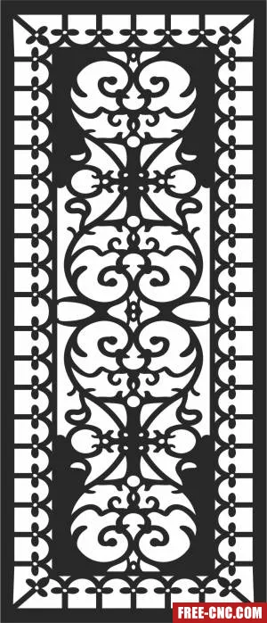 Decorative screen wall screen decorative - Free dxf files ready to cut Decorative screen wall screen decorative - Free dxf files ready to cut