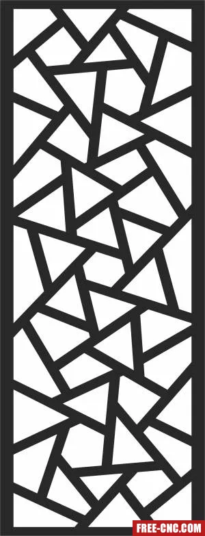 Door wall door pattern screen decorative - Free dxf files ready to cut Door wall door pattern screen decorative - Free dxf files ready to cut