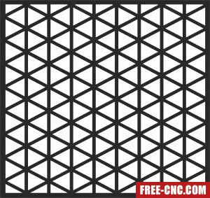 Wall screen door - Download free dxf for cnc plasma cutting
