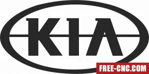 Kia logo - Free dxf files ready to cut