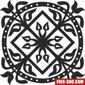 Screen wall pattern door pattern - Download free dxf for cnc plasma cutting
