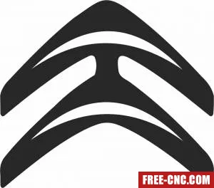 Citroen logo - Download free dxf for cnc plasma cutting