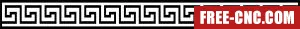 Screen decorative wall pattern wall screen - Free dxf files ready to cut