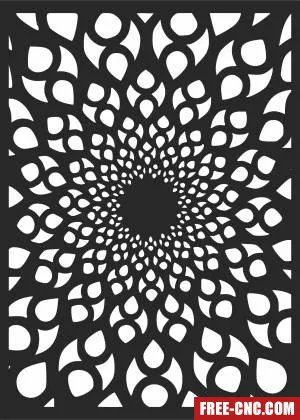 Door wall decorative door - Free dxf files ready to cut Door wall decorative door - Free dxf files ready to cut