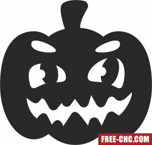 Cute pumpkin halloween - Free dxf for laser cutting and plasma