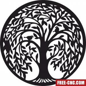 Tree of life wall decor - Download free dxf for cnc plasma cutting