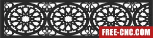 Wall pattern decorative wall - Download free dxf for cnc plasma cutting