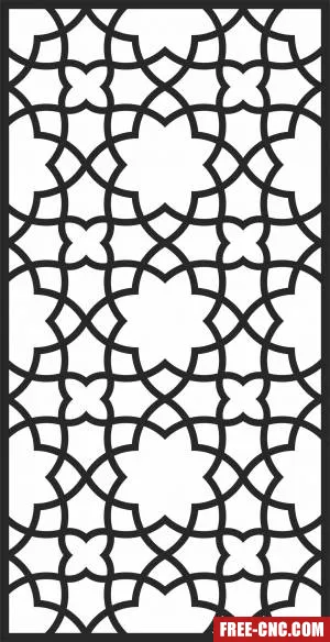 Screen decorative pattern wall pattern decorative pattern - Free dxf files ready to cut