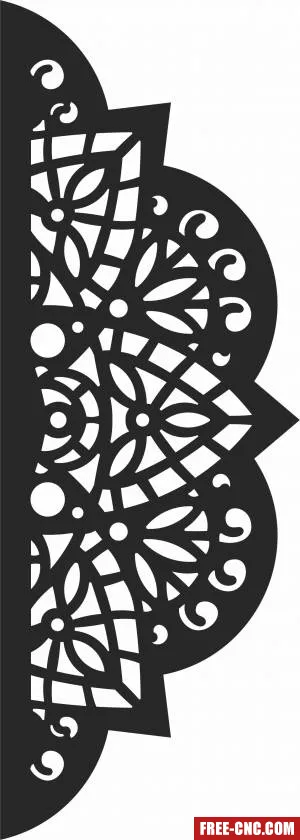 Screen door decorative pattern screen pattern - Download free dxf for cnc plasma cutting
