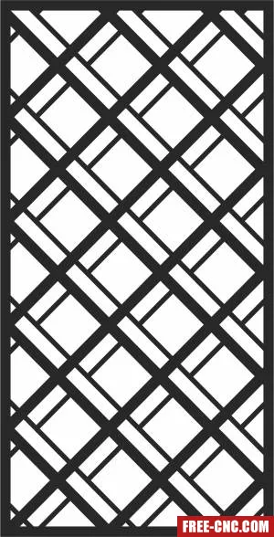 Wall screen decorative pattern door - Free dxf for laser cutting and plasma Wall screen decorative pattern door - Free dxf for laser cutting and plasma