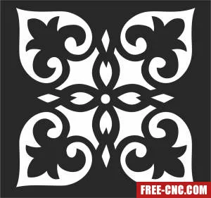 Ornament decorative art - Download free dxf for cnc plasma cutting