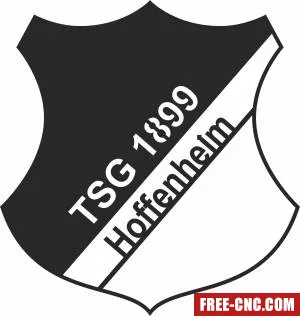 Tsg hoffenheim logo - Free dxf files ready to cut