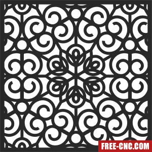 Pattern decorative pattern decorative - Download free dxf for cnc plasma cutting