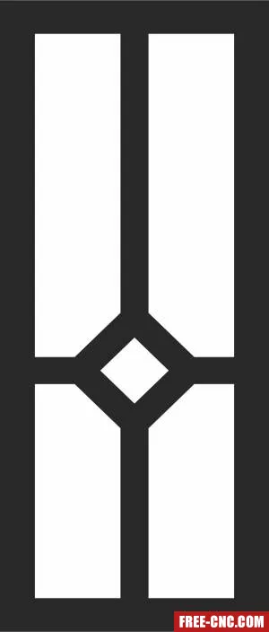 Screen pattern door pattern door - Download free dxf for cnc plasma cutting