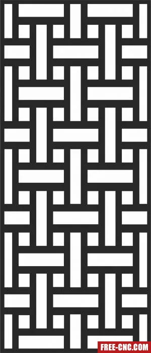 Wall screen pattern screen pattern screen - Free dxf download