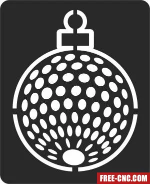 Ornament for christmas - Download free dxf for cnc plasma cutting