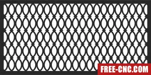 Wall pattern decorative wall - Free dxf for laser cutting and plasma