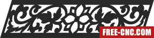 Decorative wall pattern - Download free dxf for cnc plasma cutting Decorative wall pattern - Download free dxf for cnc plasma cutting