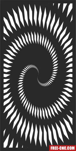 Pattern wall decorative - Free dxf for laser cutting and plasma