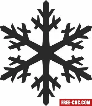 Christmas snowflake decoration - Free dxf for laser cutting and plasma