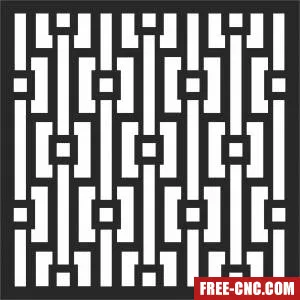 Door screen door decorative wall - Download free dxf for cnc plasma cutting