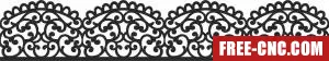 Door wall door pattern decorative door pattern - Free dxf files ready to cut