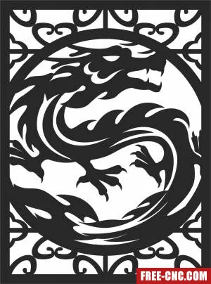 Screen pattern wall - Download free dxf for cnc plasma cutting