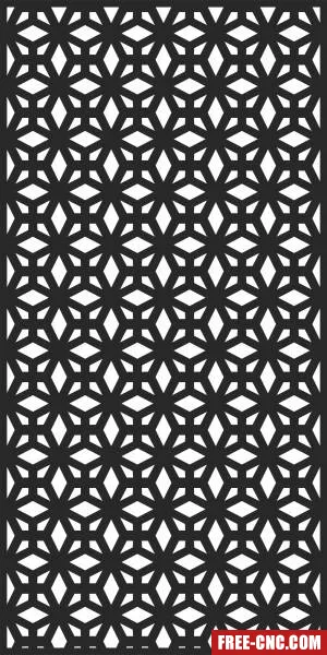 Pattern screen door pattern wall - Download free dxf for cnc plasma cutting